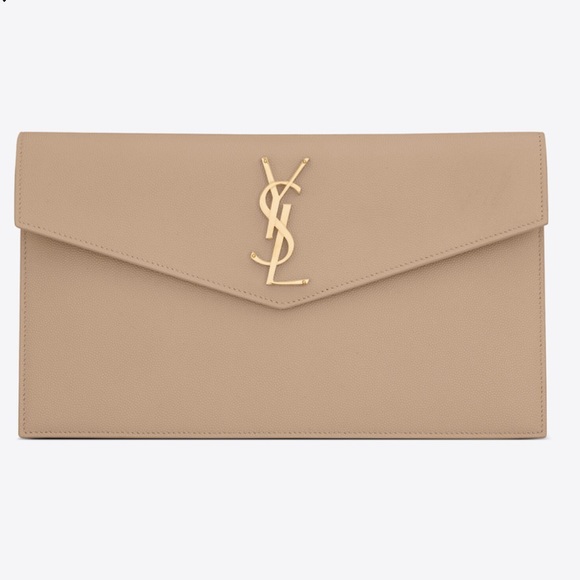 Saint Laurent Handbags - UPTOWN POUCH IN GRAIN DE POUDRE EMBOSSED LEATHER